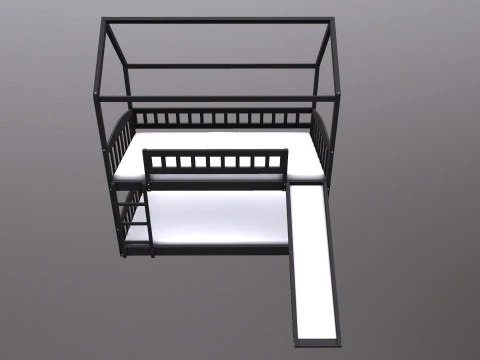 Bunk Bed 3D Model