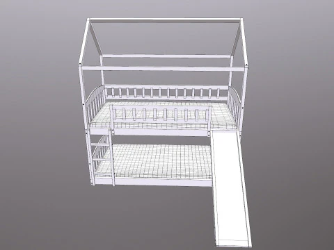 Bunk Bed 3D Model
