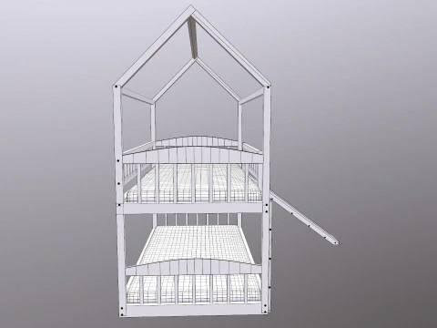 Bunk Bed 3D Model