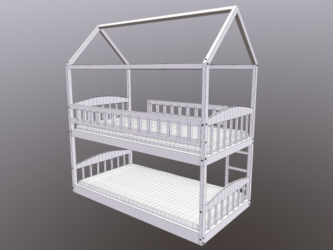 Bunk Bed Modelo 3D