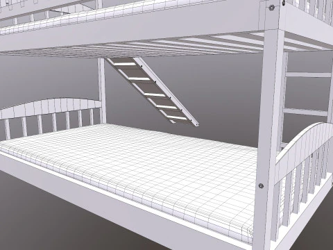 Bunk Bed 3D Model