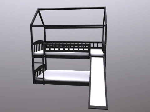 Bunk Bed 3D Model