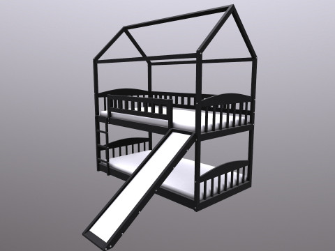 Bunk Bed 3D Model