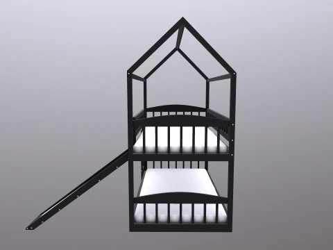 Bunk Bed 3D Model