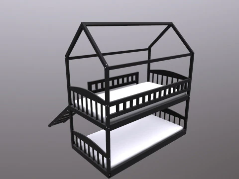 Bunk Bed 3D Model