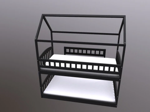Bunk Bed 3D Model