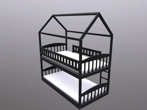 Bunk Bed 3D Model