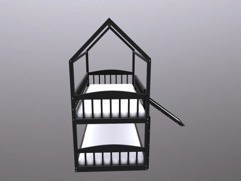 Bunk Bed 3D Model