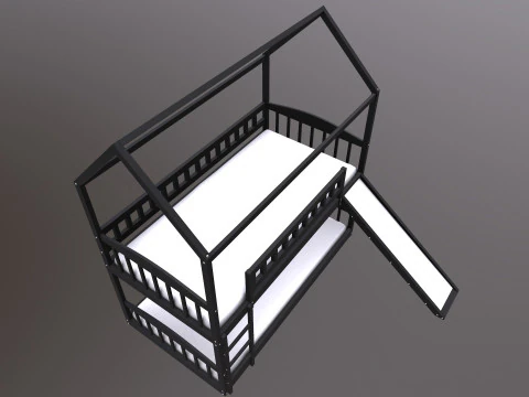 Bunk Bed 3D Model