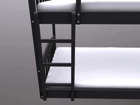 Bunk Bed 3D Model