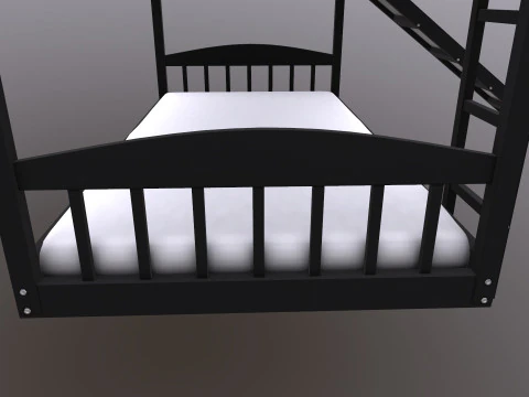 Bunk Bed 3D Model