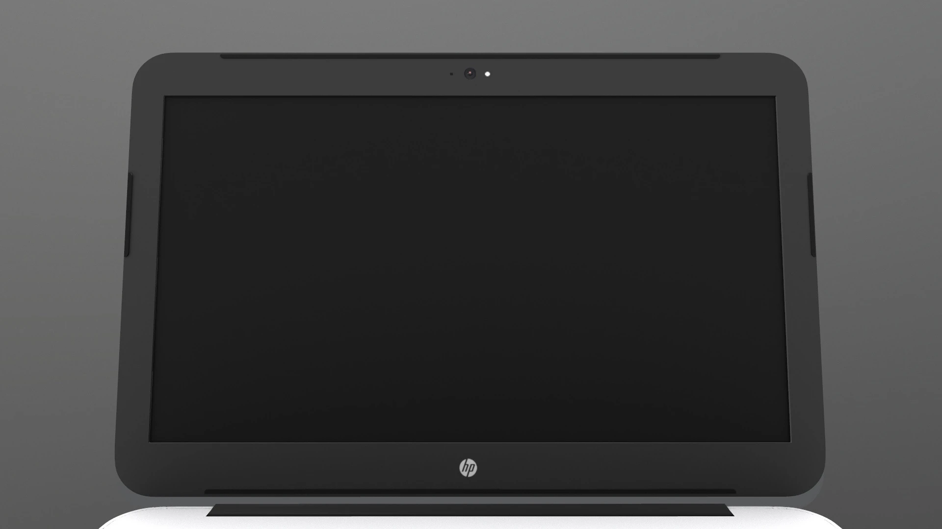 Hp Laptop 3D Model .c4d .max .obj .3ds .fbx .stl .blend 