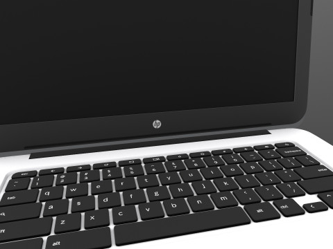 Hp Laptop Modello 3D