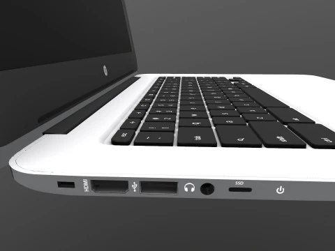 Hp Laptop 3D Model