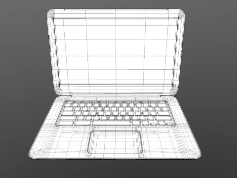 Hp Laptop 3D Model