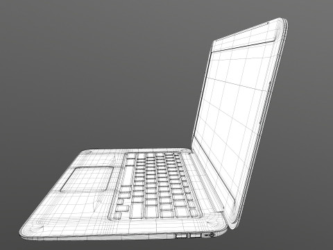 Hp Laptop Modello 3D