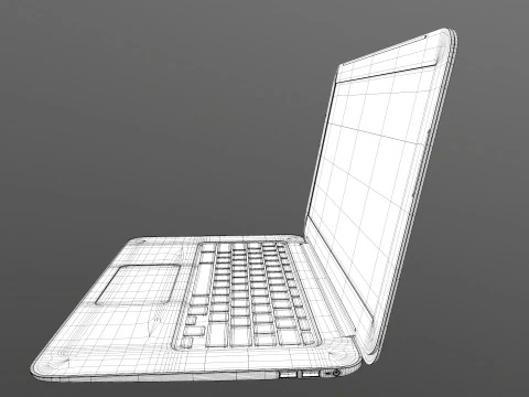 Hp Laptop 3D Model
