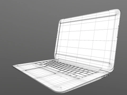 Hp Laptop 3D Model
