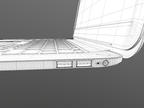 Hp Laptop Modello 3D