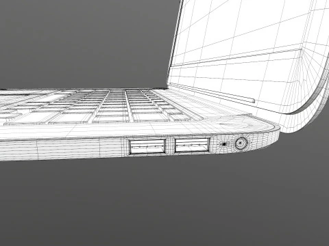 Hp Laptop 3D Model
