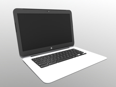 Hp Laptop Modello 3D