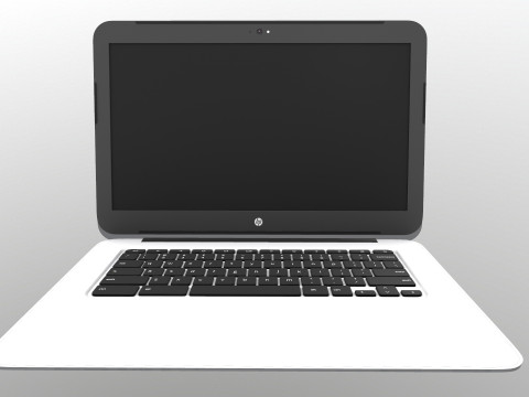 Hp Laptop Modello 3D