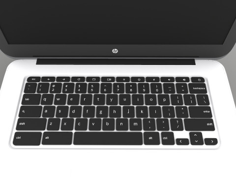 Hp Laptop Modello 3D