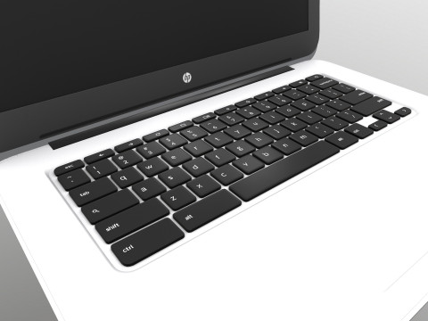 Hp Laptop Modello 3D