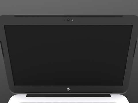 Hp Laptop Modello 3D