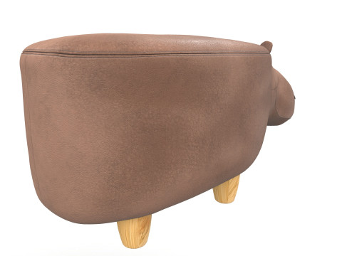 Kids Animal Stool Modello 3D