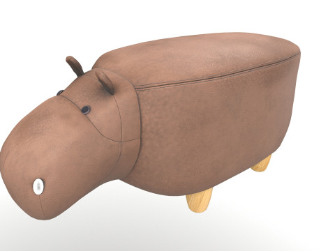 Kids Animal Stool Modello 3D