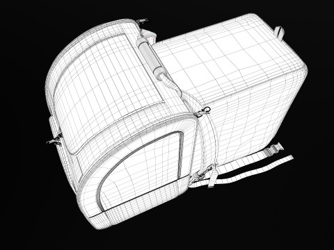 Large Makeup Case 3D Model