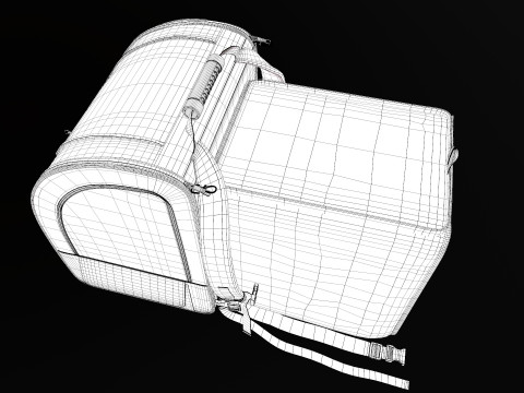 Large Makeup Case 3D Model
