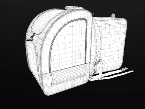 Large Makeup Case 3D Model