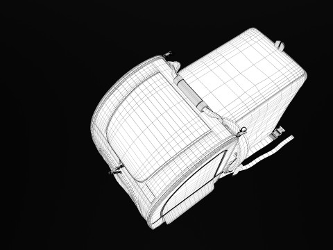 Large Makeup Case 3D Model