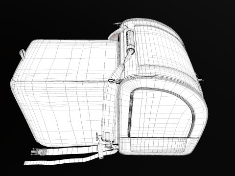 Large Makeup Case 3D Model