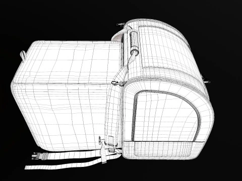 Large Makeup Case 3D Model