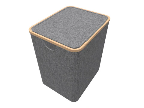 Keranjang Cucian dengan Penutup Model 3D