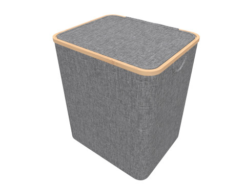 Laundry Basket with Lid Modello 3D