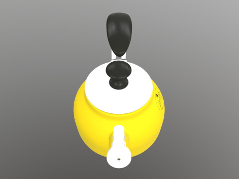 Steel Teakettle Modèle 3D