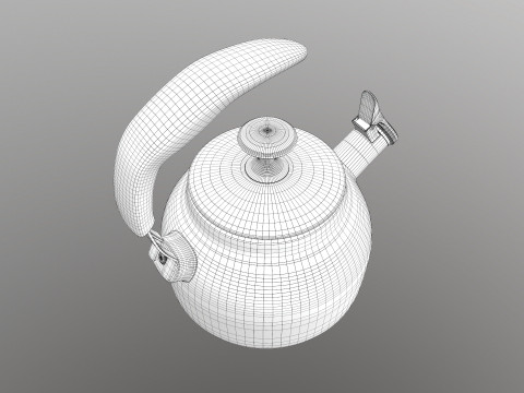 Steel Teakettle Modèle 3D