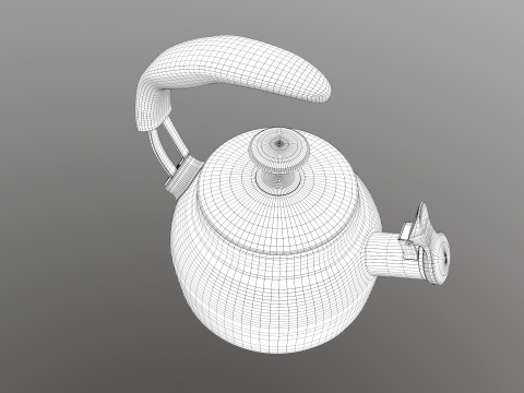 Steel Teakettle Modèle 3D