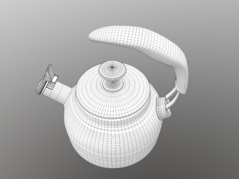 Steel Teakettle Modèle 3D