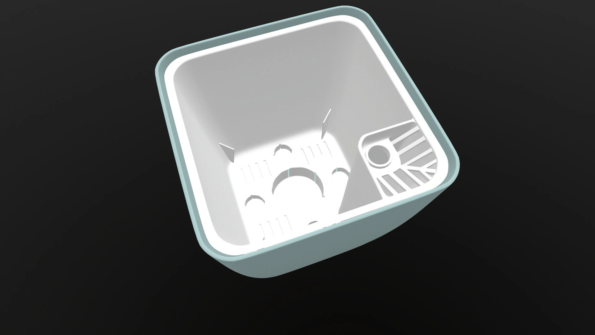 Washbasin 3D Model .c4d .max .obj .3ds .fbx .stl .blend 