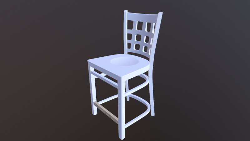 Wooden Chair 3D 모델 .c4d .max .obj .3ds .fbx .stl .blend 