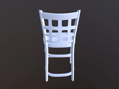 Wooden Chair 3D Model
