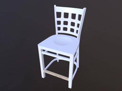 Wooden Chair 3D Model