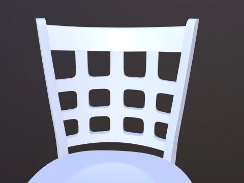 Wooden Chair 3D Model