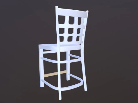 Wooden Chair 3D Model