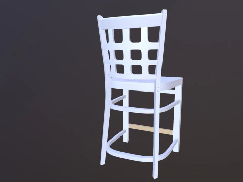 Wooden Chair 3D Model